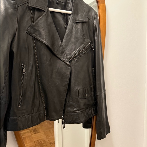 J Brand Genuine Leather Jacket - Picture 3 of 5
